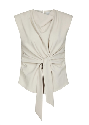 Katarim crepe top Ivory Neo Noir 